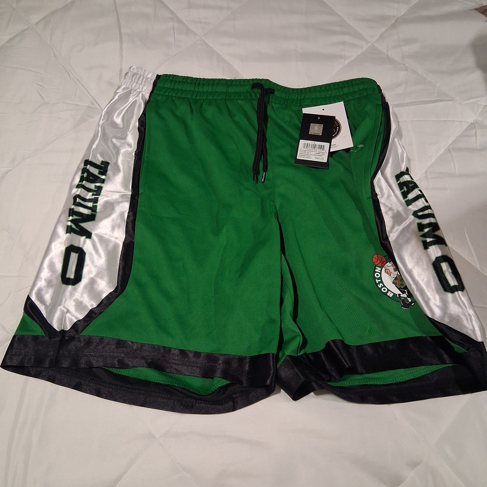 Jayson Tatum #0 Boston Celtics NBA Player Basketball Shorts Sz: Large